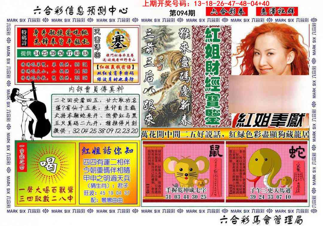 094期红姐财经宝鉴[图]